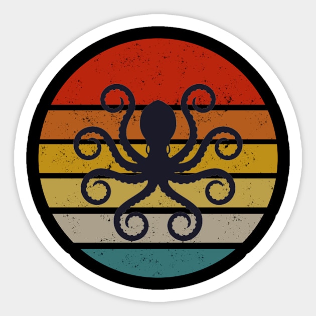 octopus, octopus vintage Sticker by hatem